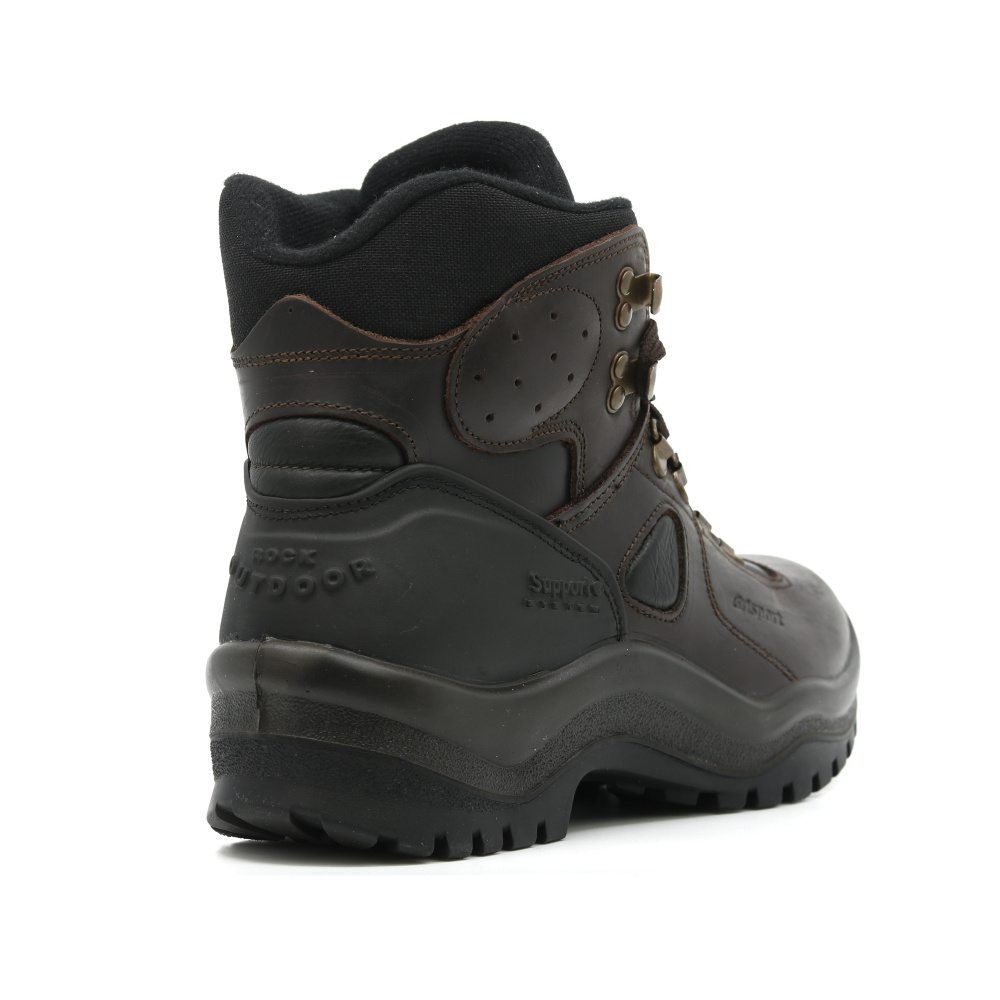 detail GRISPORT Sherpa hnědá pánská kožená outdoor obuv s membránou Gritex®