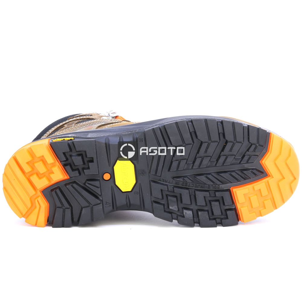 detail SIXTON Tonale S3 hnědá pánská pracovní obuv