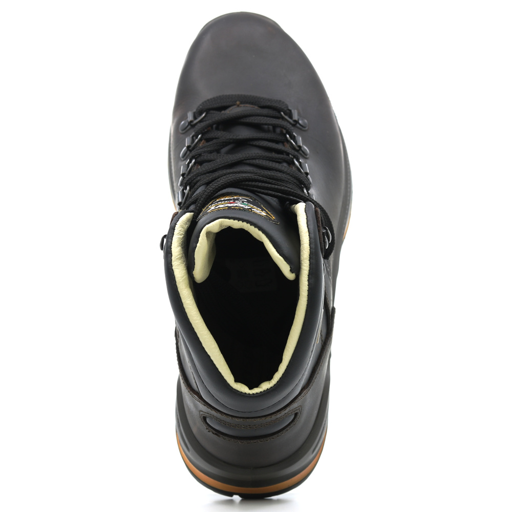 detail GRISPORT Aztec hnědá pánská celokožená outdoor obuv s membránou Spo-Tex®