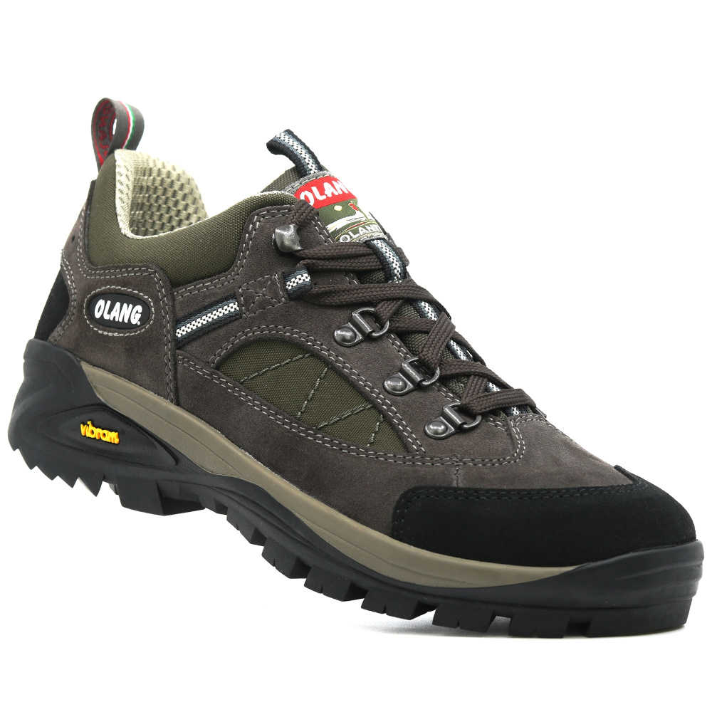 detail OLANG Pieve 810 hnědá pánská pohodlná kožená outdoor obuv s membránou