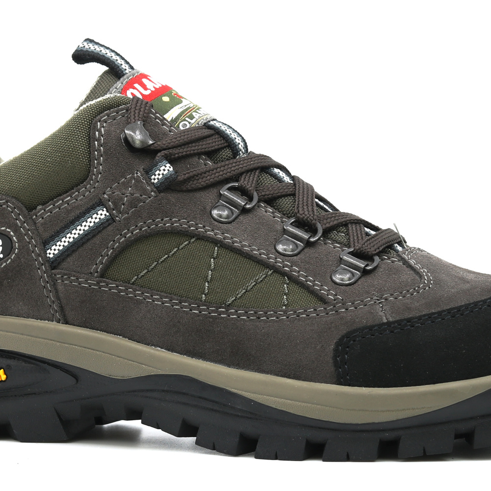 detail OLANG Pieve 810 hnědá pánská pohodlná kožená outdoor obuv s membránou