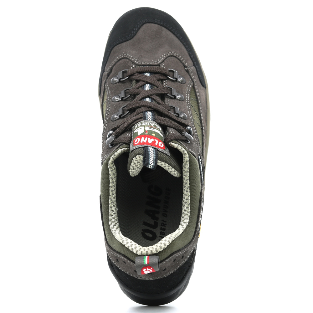 detail OLANG Pieve 810 hnědá pánská pohodlná kožená outdoor obuv s membránou