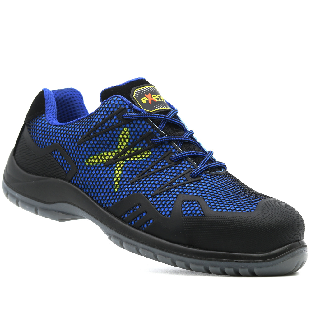 detail EXENA Eros blue S1P safety shoes