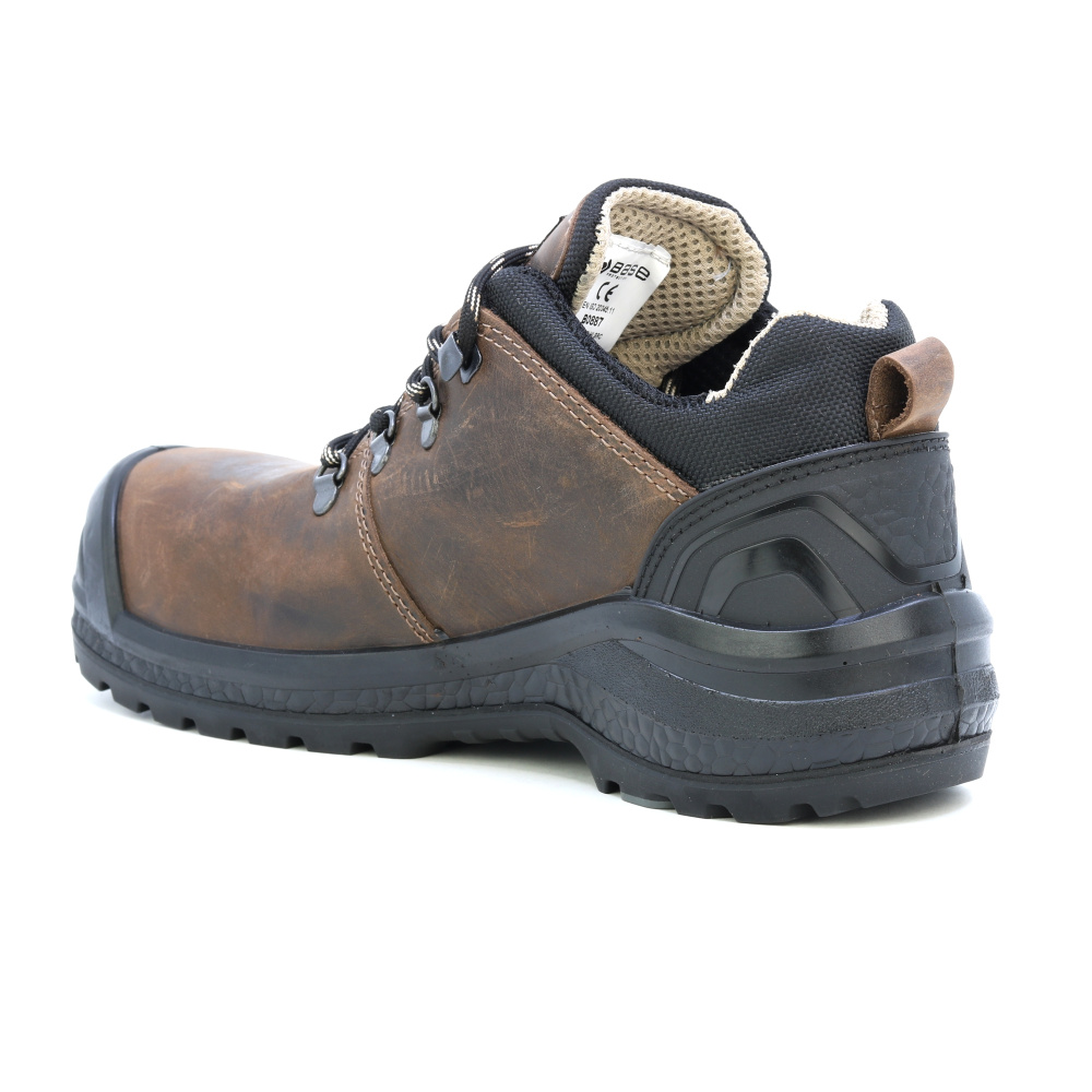 detail BASE Be Strong S3 hnědá pánská pracovní obuv