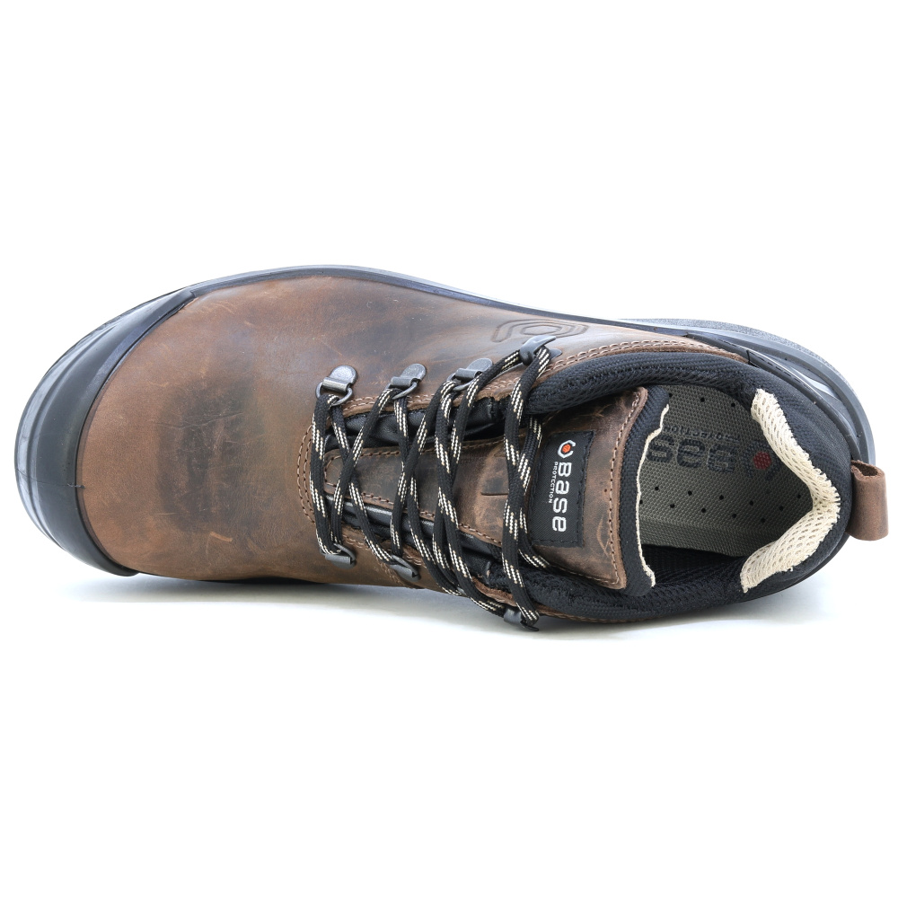 detail BASE Be Strong S3 hnědá pánská pracovní obuv