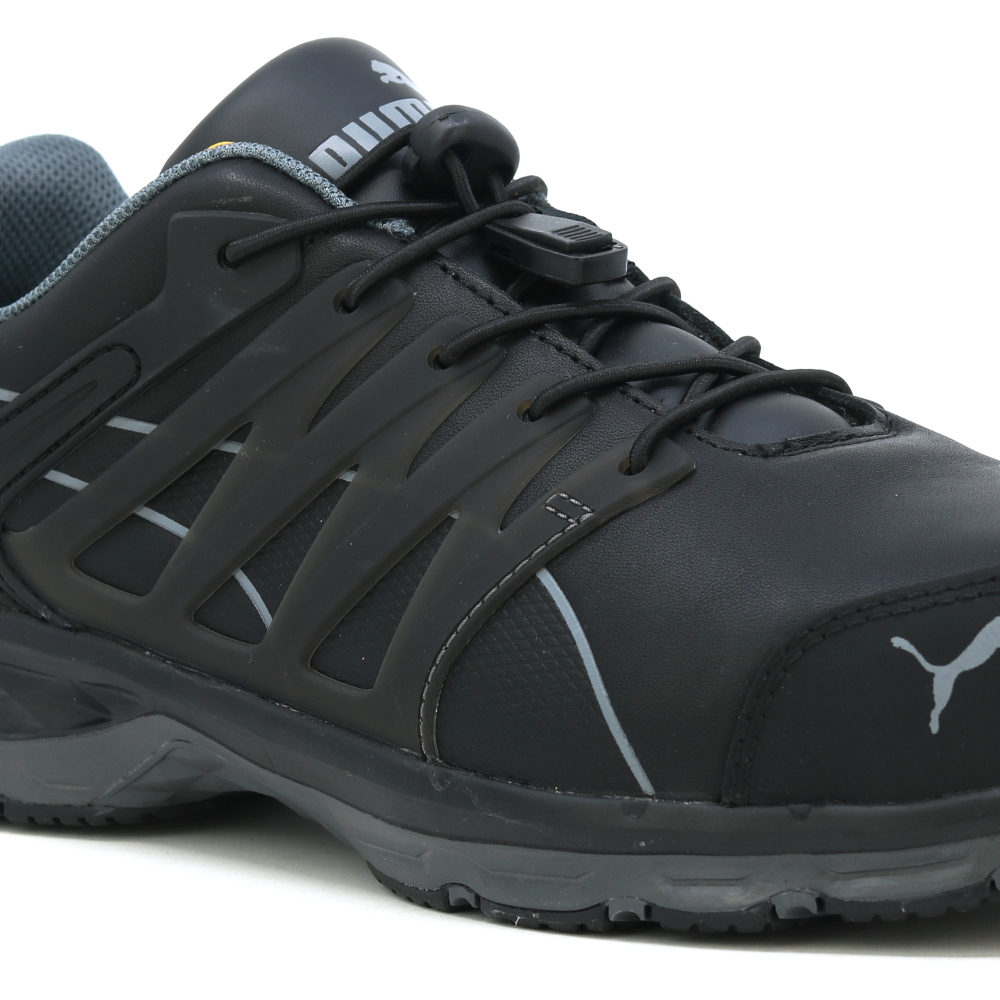 detail PUMA Velocity 2.0 black low S3 ESD HRO Safety shoes