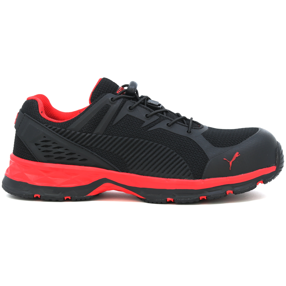 detail PUMA Fuse Motion 2.0 red low S1P ESD HRO Safety shoes