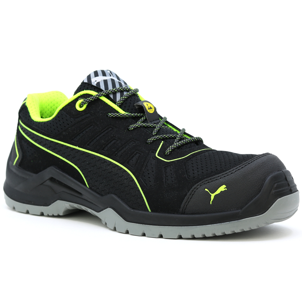 detail PUMA TC Green low S1P ESD Safety shoes