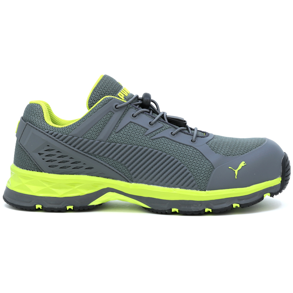 detail PUMA Fuse Motion 2.0 green low S1P ESD HRO Safety shoes