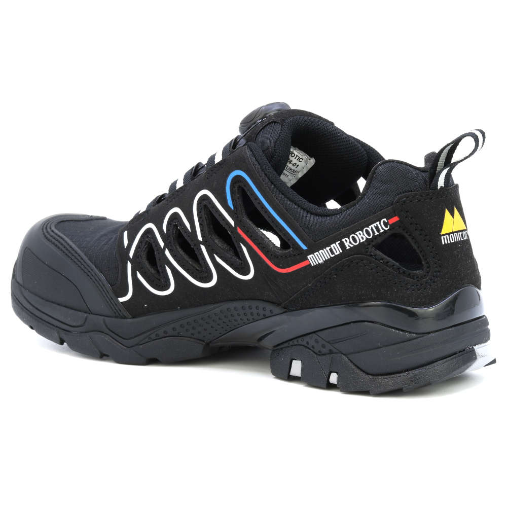 detail MONITOR SWEDEN Robotic BOA® S1P černá pánská pracovní obuv