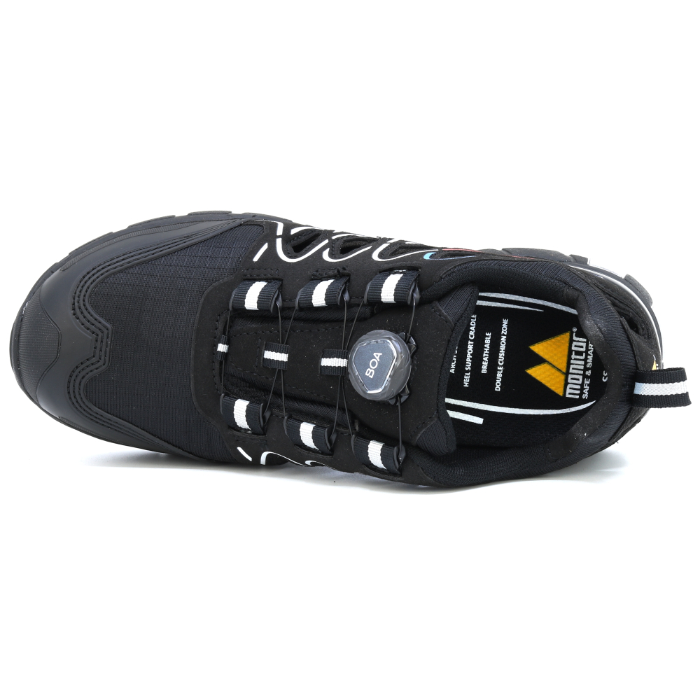 detail MONITOR SWEDEN Robotic BOA® S1P černá pánská pracovní obuv