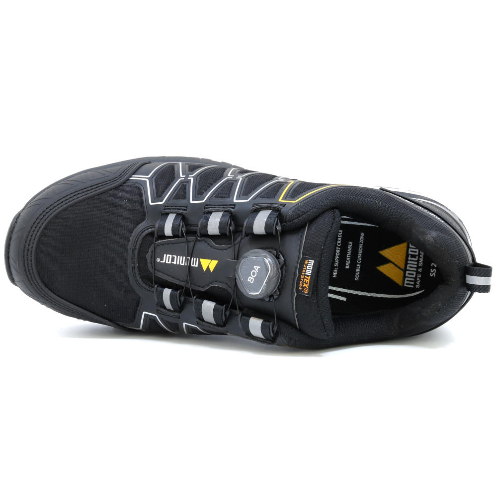 detail MONITOR SWEDEN Krypto BOA® S3 černá pracovní obuv s membránou Monitex