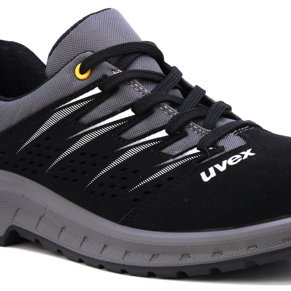 detail UVEX 2 Trend S1 69478 černá pánská pracovní obuv