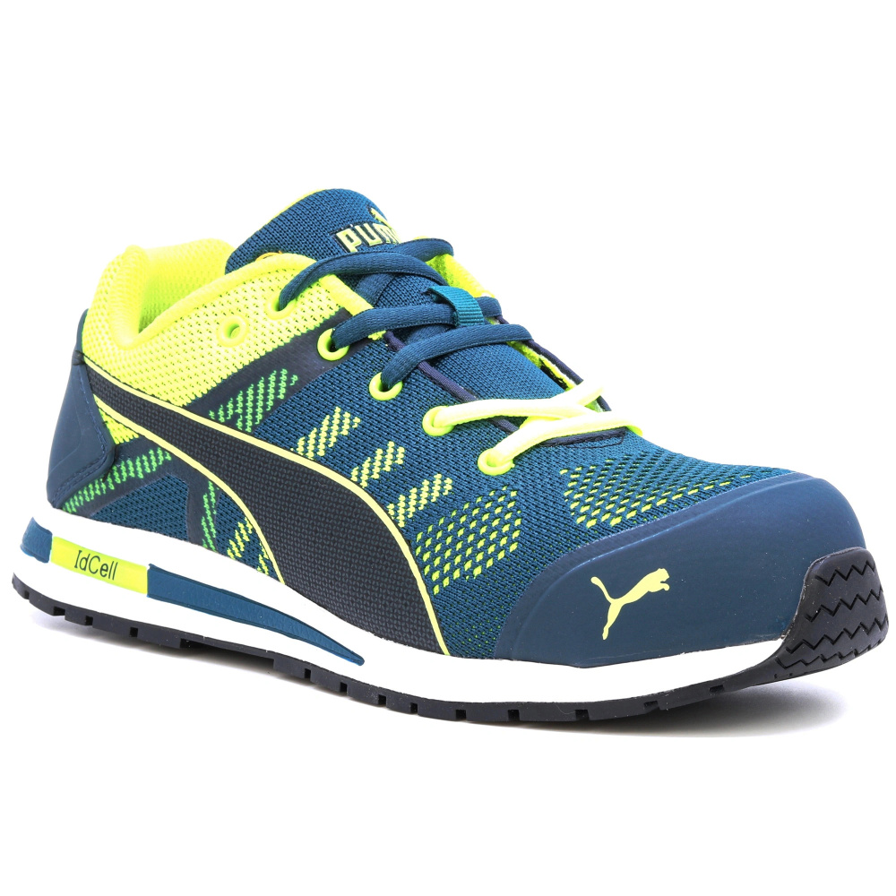 detail PUMA Elevate Knit low green S1P Safety shoes