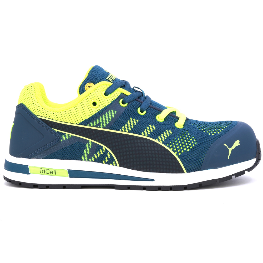 detail PUMA Elevate Knit low green S1P Safety shoes