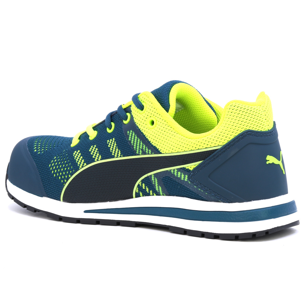 detail PUMA Elevate Knit low green S1P Safety shoes