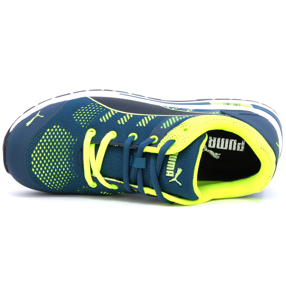 detail PUMA Elevate Knit low green S1P Safety shoes