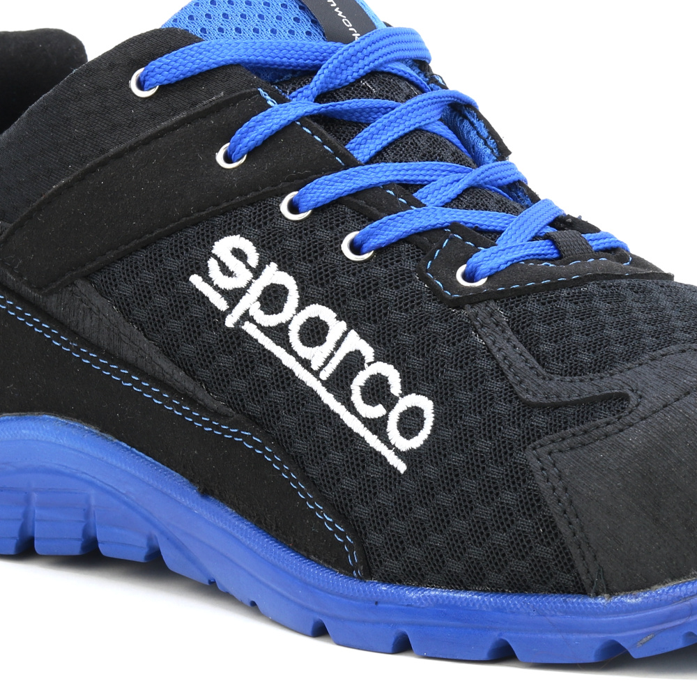 detail SPARCO Nelson S1P modrá pánská pracovní obuv