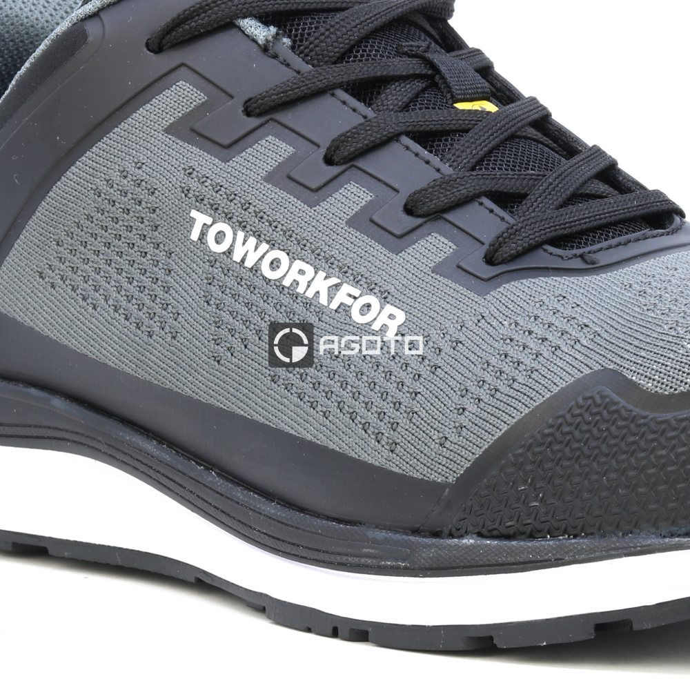detail TOWORKFOR Super Set Grey S1P šedá pánská pracovní obuv