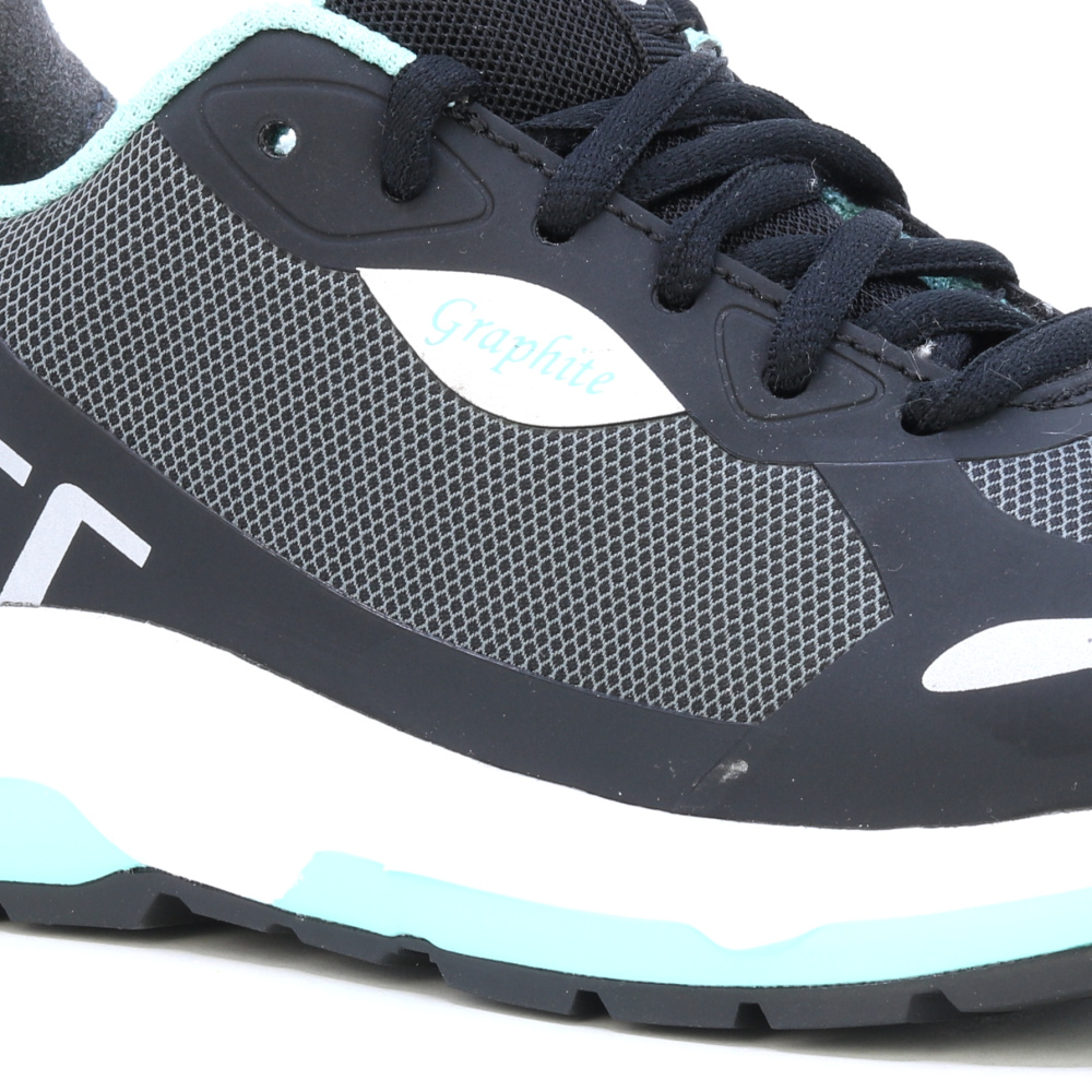 detail MONITOR SWEDEN Graphite Sportwork O1 černá dámská pracovní obuv extra light