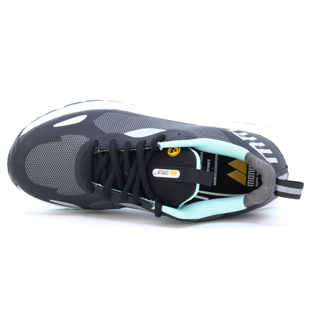 detail MONITOR SWEDEN Graphite Sportwork O1 černá dámská pracovní obuv extra light