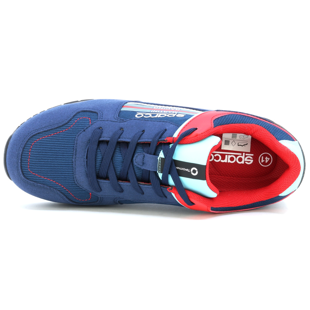 detail SPARCO Martini Racing S1P modrá pánská pracovní obuv