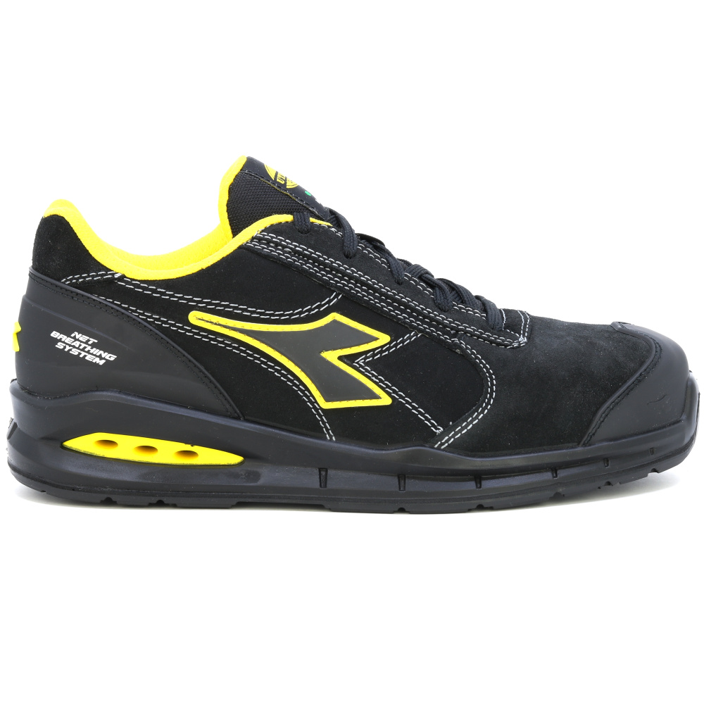 detail DIADORA RUN AIRBOX MASTER S3 černá pánská pracovní obuv, která dýchá - Geox