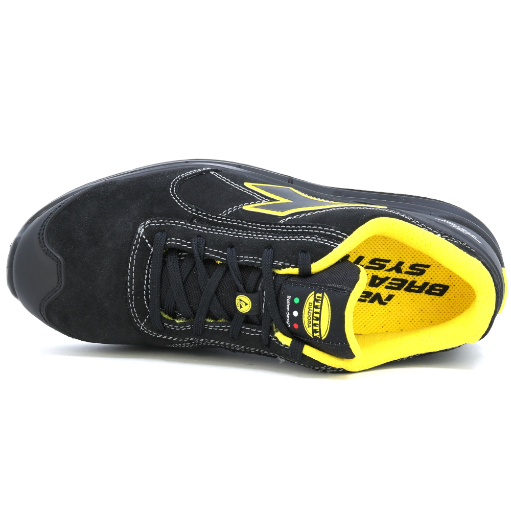 detail DIADORA RUN AIRBOX MASTER S3 černá pánská pracovní obuv, která dýchá - Geox