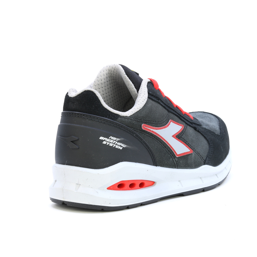 detail DIADORA Run Airbox S3 černá pánská pracovní obuv, která dýchá - Geox