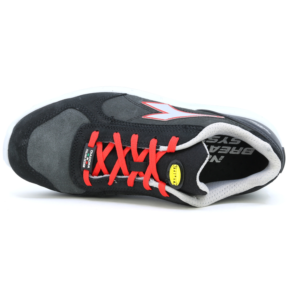 detail DIADORA Run Airbox S3 černá pánská pracovní obuv, která dýchá - Geox