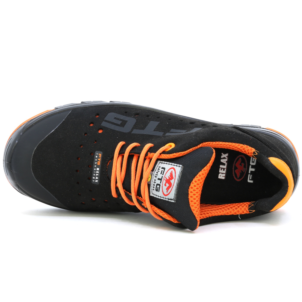 detail FTG Saturn S1P ESD čená pánská pracovní obuv