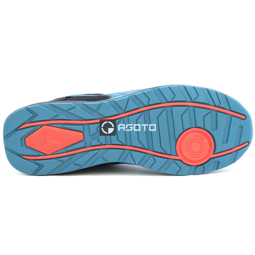 detail PUMA Frontside S1P ESD černá pánská pracovní obuv