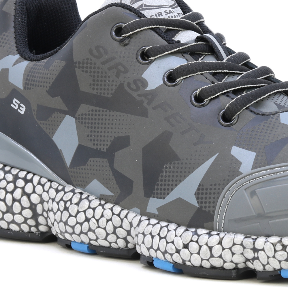 detail SIR Turkana S3 šedá pánská pracovní obuv