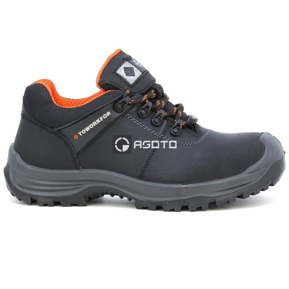 detail TOWORKFOR Trail Shoe S3 černá pánská pracovní obuv