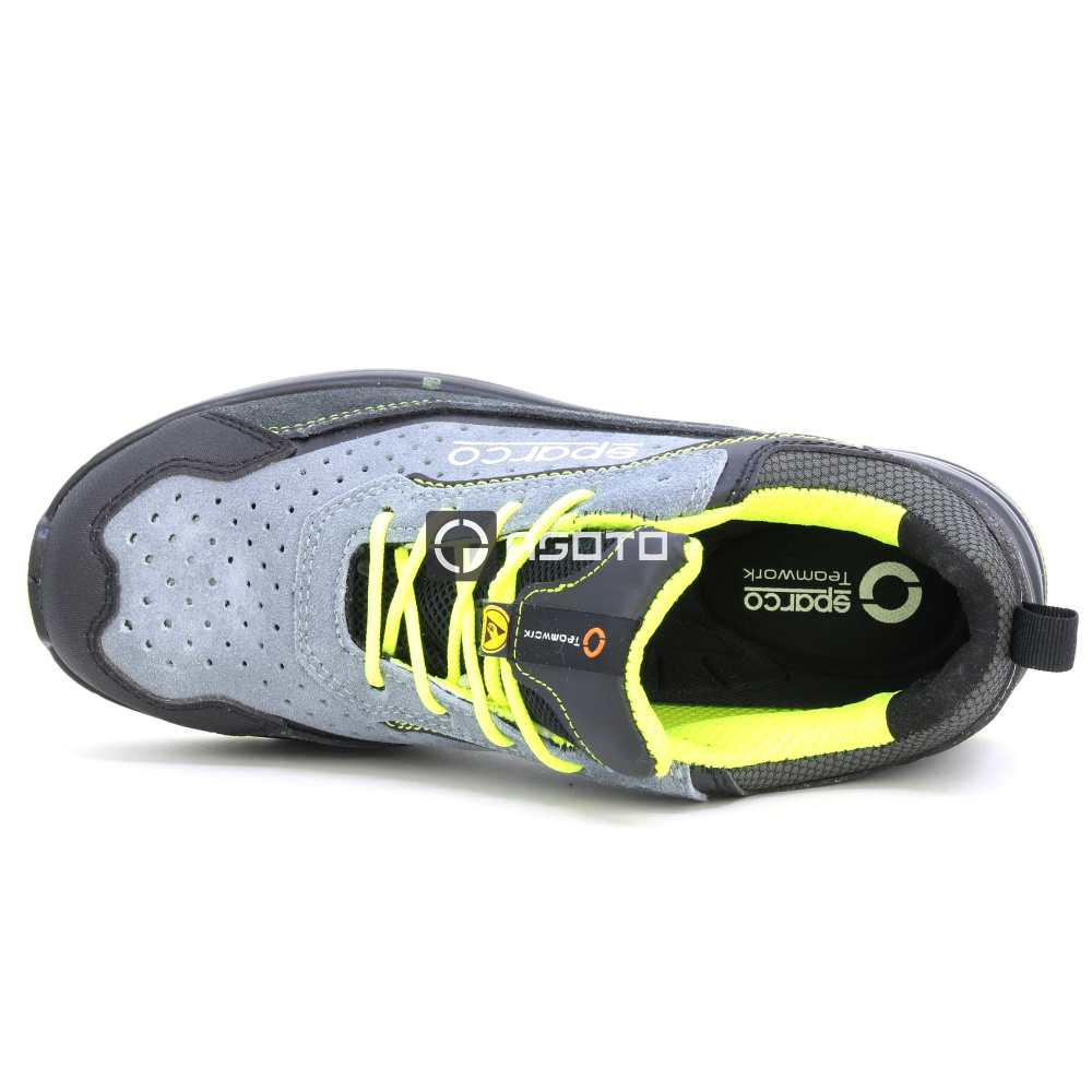 detail SPARCO Texas S1P ESD černá pánská pracovní obuv