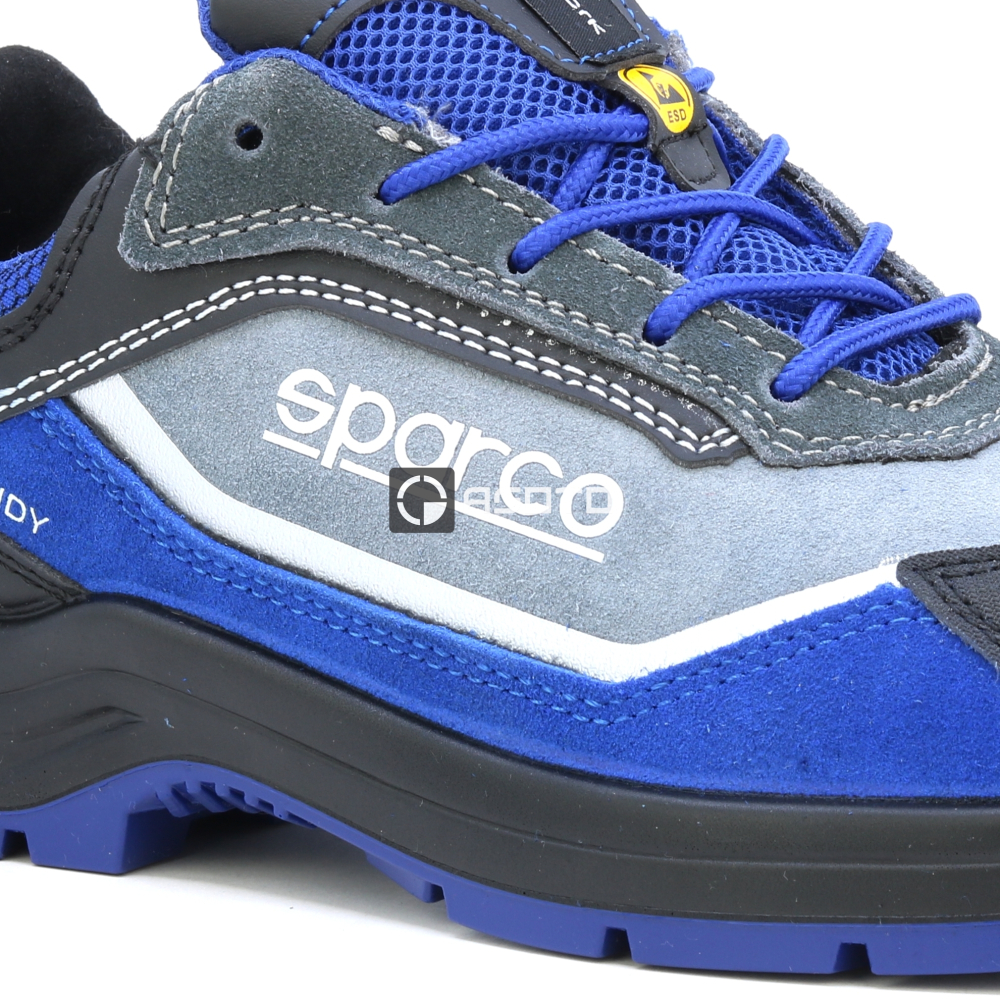 detail SPARCO Charlotte S3 modrá pánská pracovní obuv