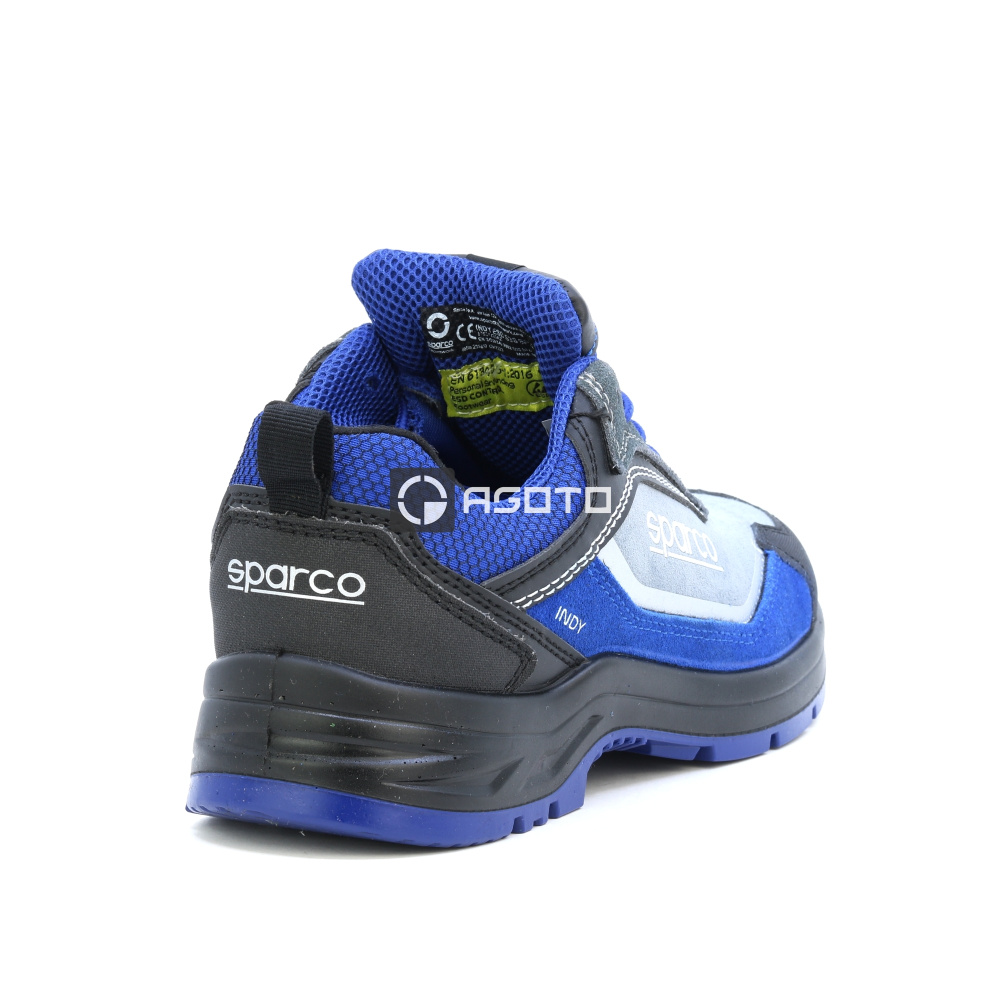 detail SPARCO Charlotte S3 modrá pánská pracovní obuv