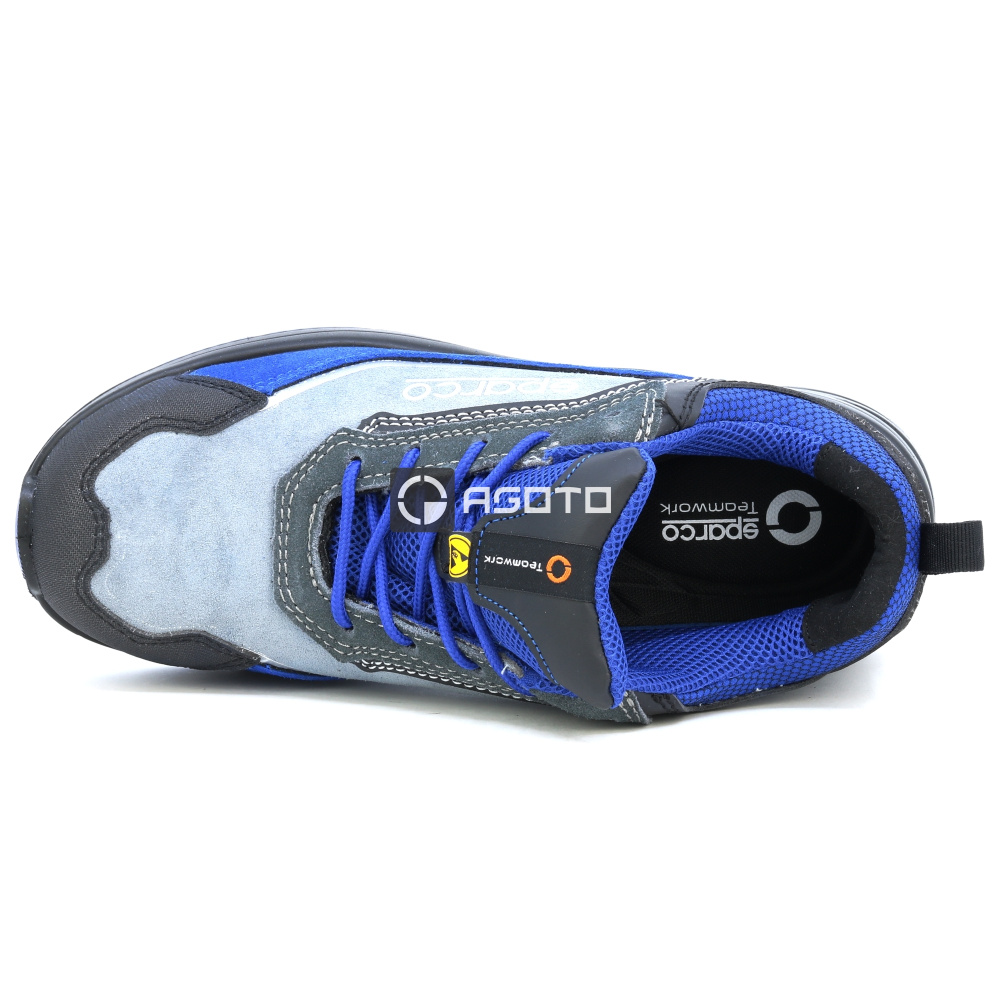 detail SPARCO Charlotte S3 modrá pánská pracovní obuv