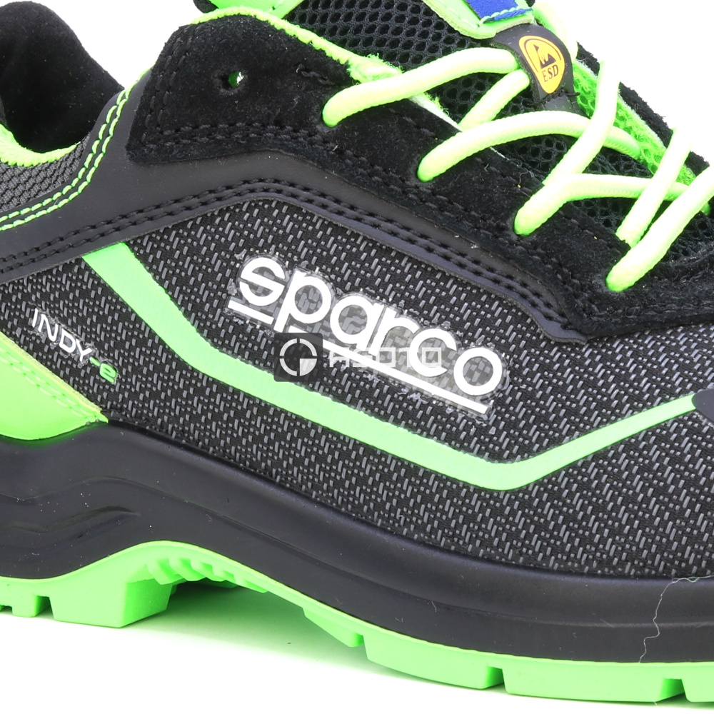 detail SPARCO Forester S3 černá pánská pracovní obuv