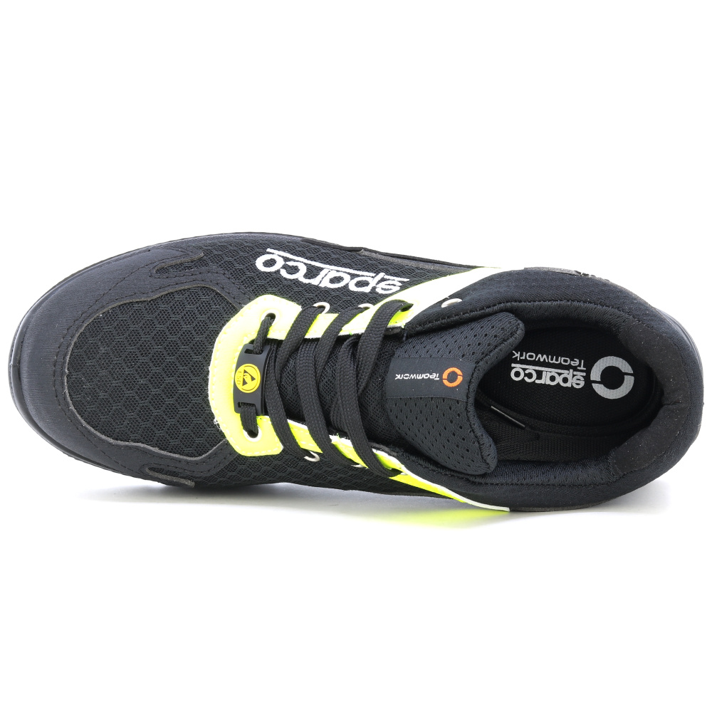 detail SPARCO Jos S1P ESD černá pánská pracovní obuv