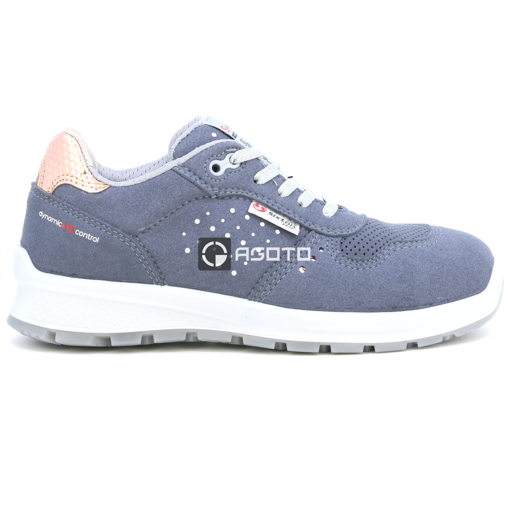 detail SIXTON Windex S1 šedá dámská pracovní obuv