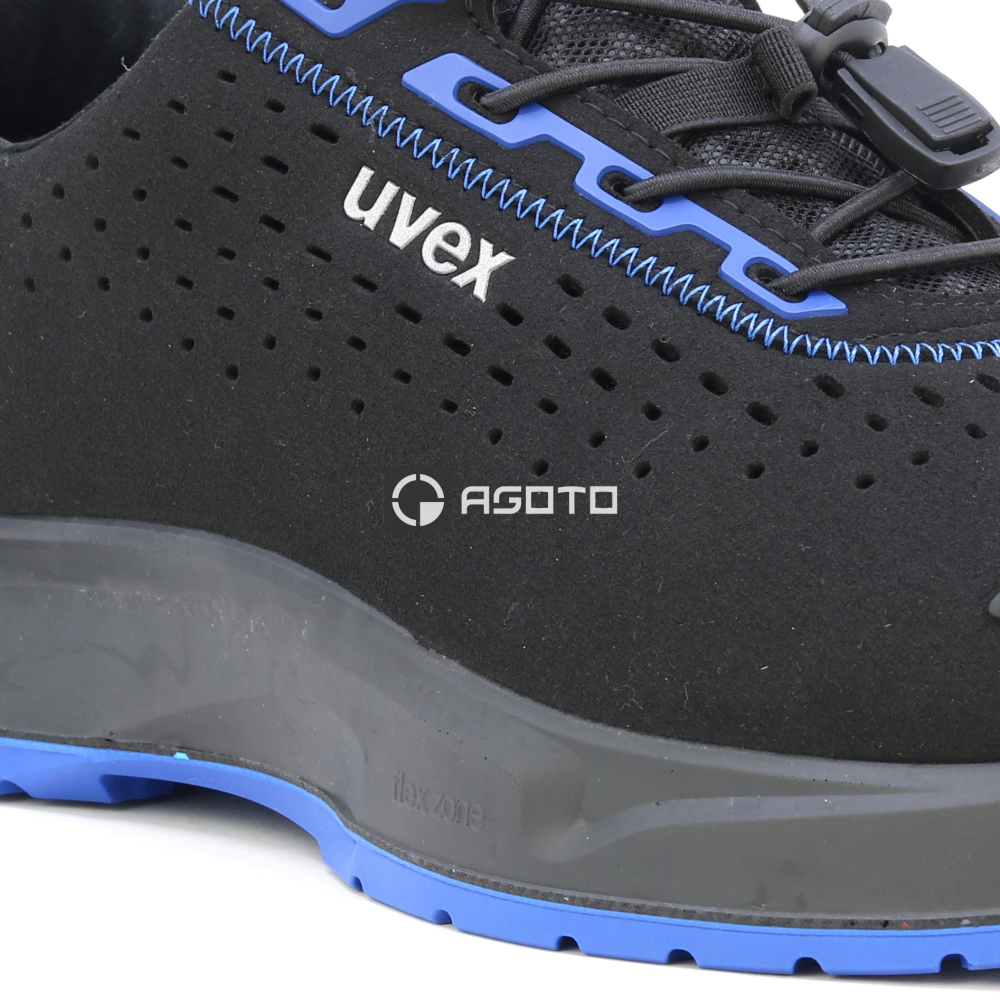 detail UVEX X-Craft S1 černá pánská pracovní obuv