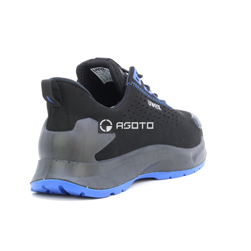 detail UVEX X-Craft S1 černá pánská pracovní obuv