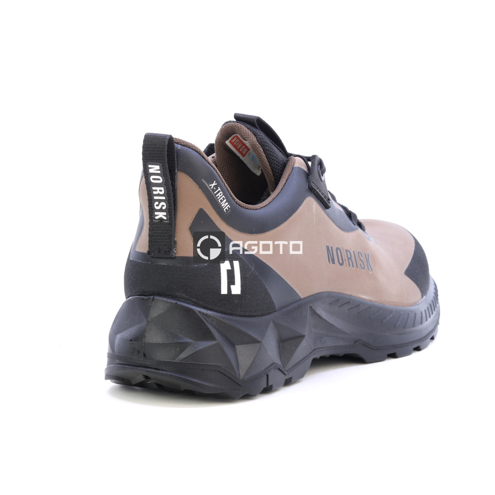 detail NORISK X-TREME Low S3 hnědá pánská pracovní obuv