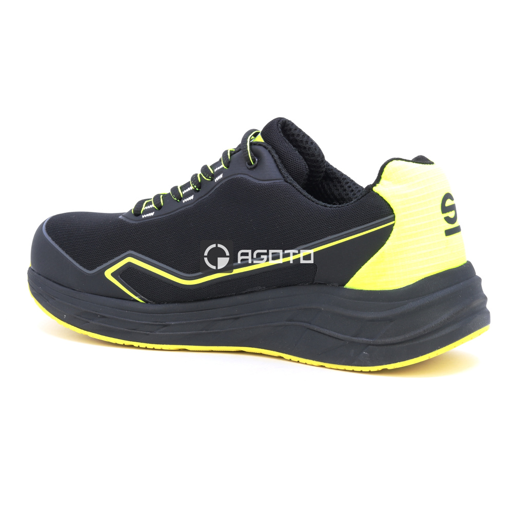 detail SPARCO Luton S1P ESD černá pánská pracovní obuv