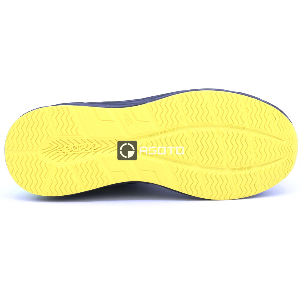 detail SPARCO Luton S1P ESD černá pánská pracovní obuv