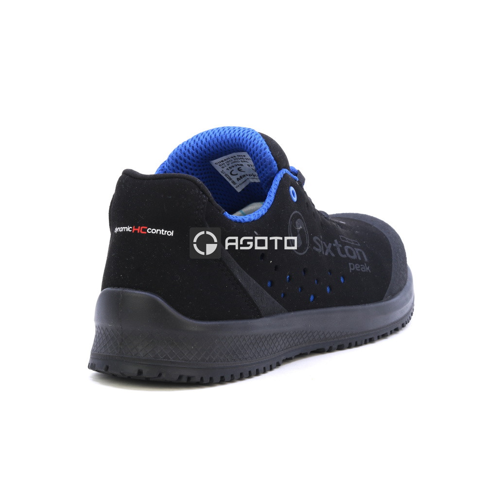 detail SIXTON Cuban S1P ESD černá pánská pracovní obuv Vibram®