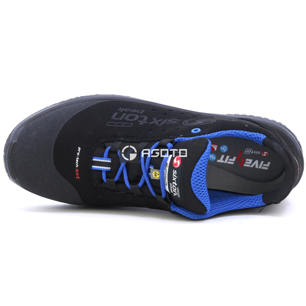 detail SIXTON Cuban S1P ESD černá pánská pracovní obuv Vibram®