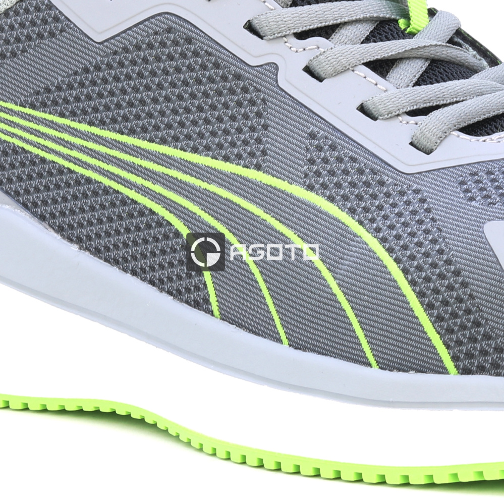 detail PUMA Slide Low S1PS ESD grey/green šedá pánská pracovní obuv Výprodej