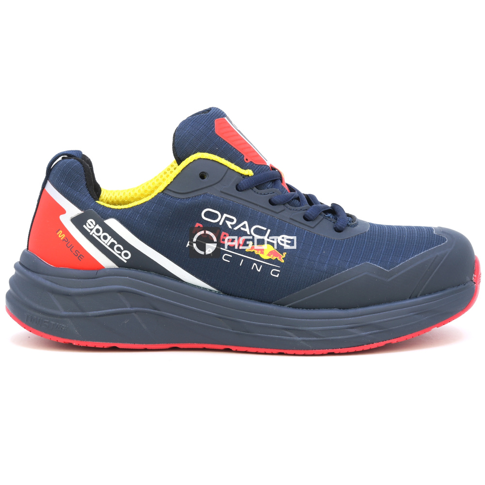 detail SPARCO Red Bull Racing Keynes S3 modrá pánská pracovní obuv